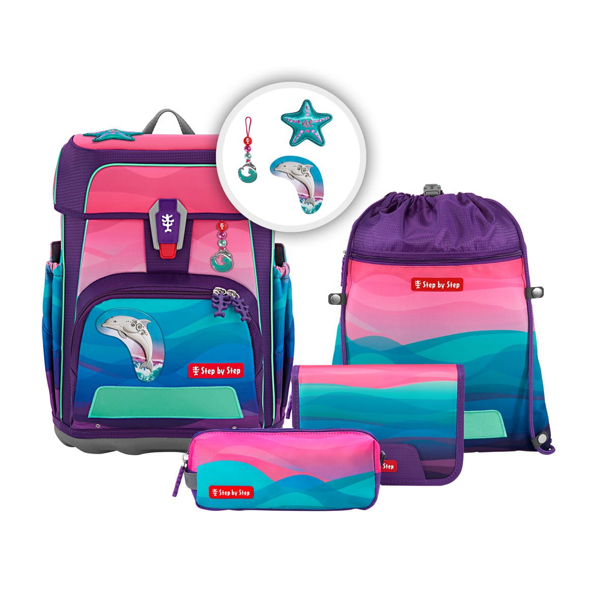 Step by Step Cloud Ocean Dolphin Lana